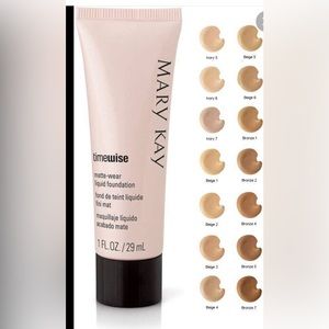 Bundle 2 ivory 5 mate foundation time wise mary kay
